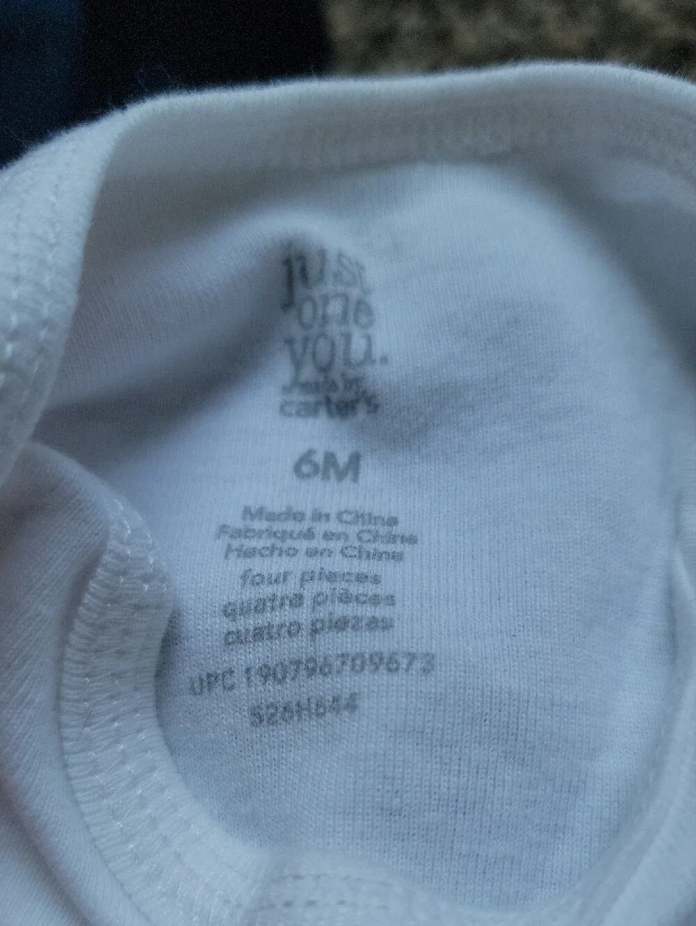Carters month infant